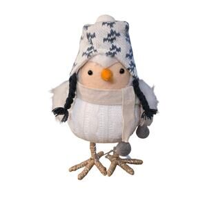 Target Spritz Bird 2019 Clove White Knit Sweater‎ Hat Scarf with Foot Tag